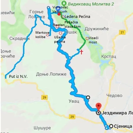 公寓 Markove Kolibe 1, Uvac,vecaa *